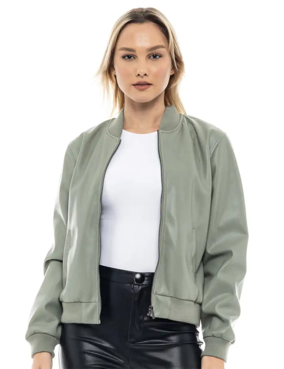 Biston fashion γυναικείο bomber 47-101-003 MINT