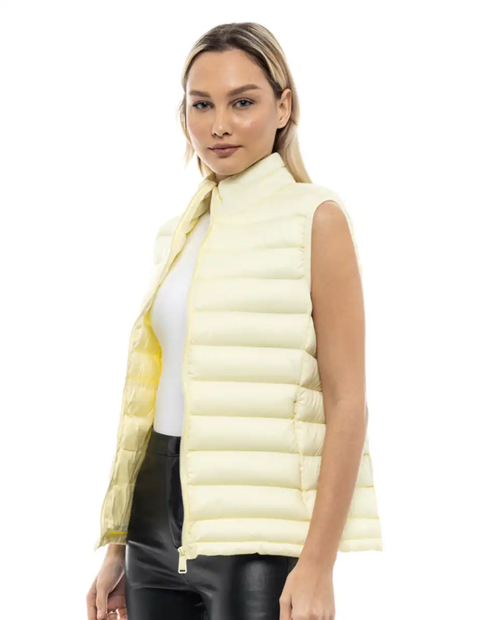 Splendid fashion γυναικείο ultra light γιλέκο 47-102-001 YELLOW