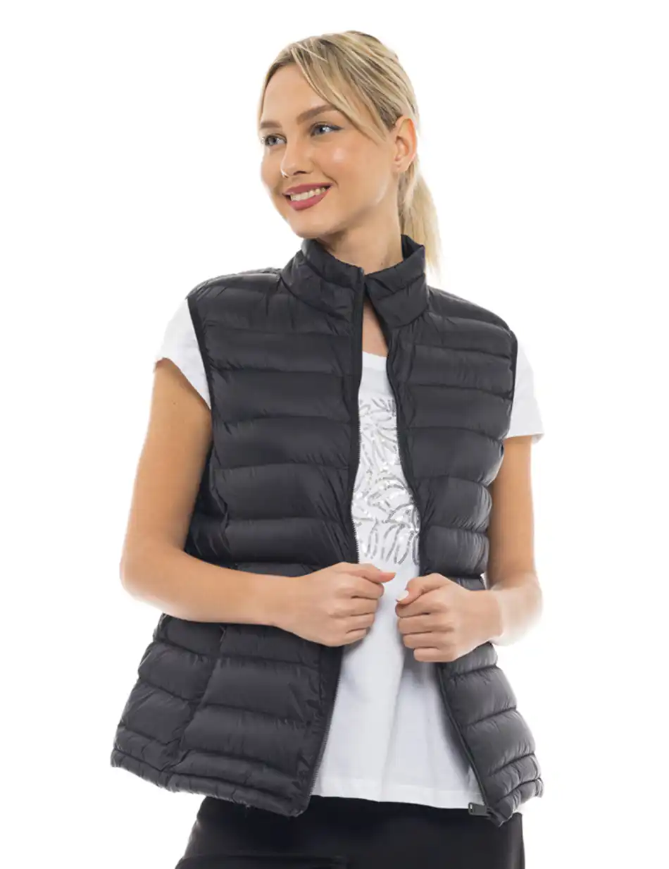 Splendid fashion γυναικείο ultra light γιλέκο 47-102-001C BLACK