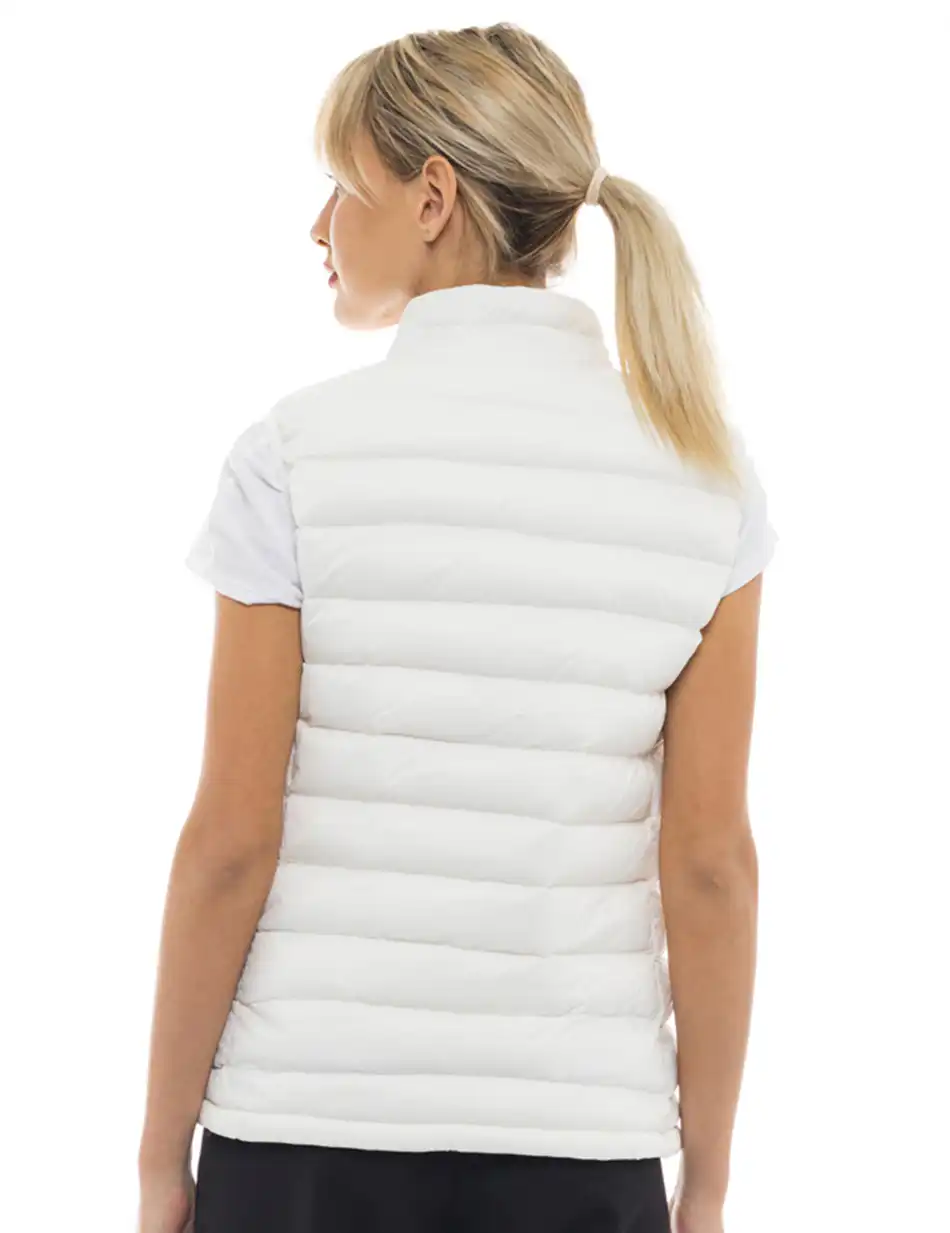 Splendid fashion γυναικείο ultra light γιλέκο 47-102-001C WHITE