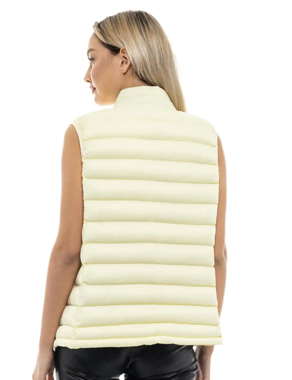 Splendid fashion γυναικείο ultra light γιλέκο 47-102-001C YELLOW