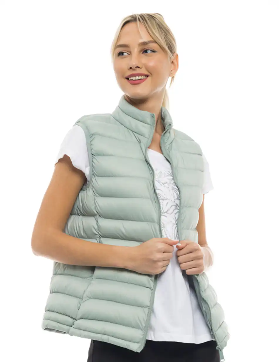 Splendid fashion γυναικείο ultra light γιλέκο 47-102-001C MINT