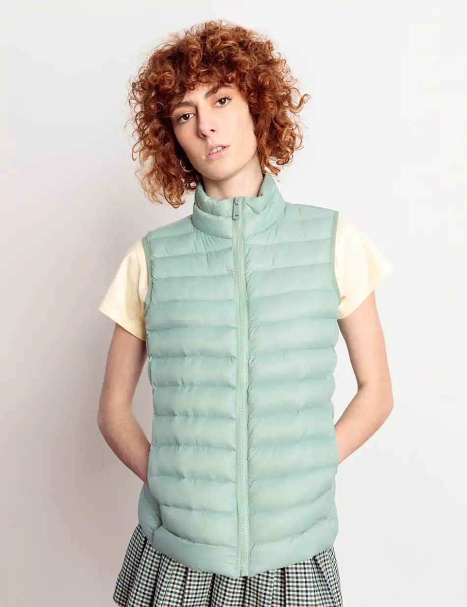 Splendid fashion γυναικείο ultra light γιλέκο 47-102-001C MINT