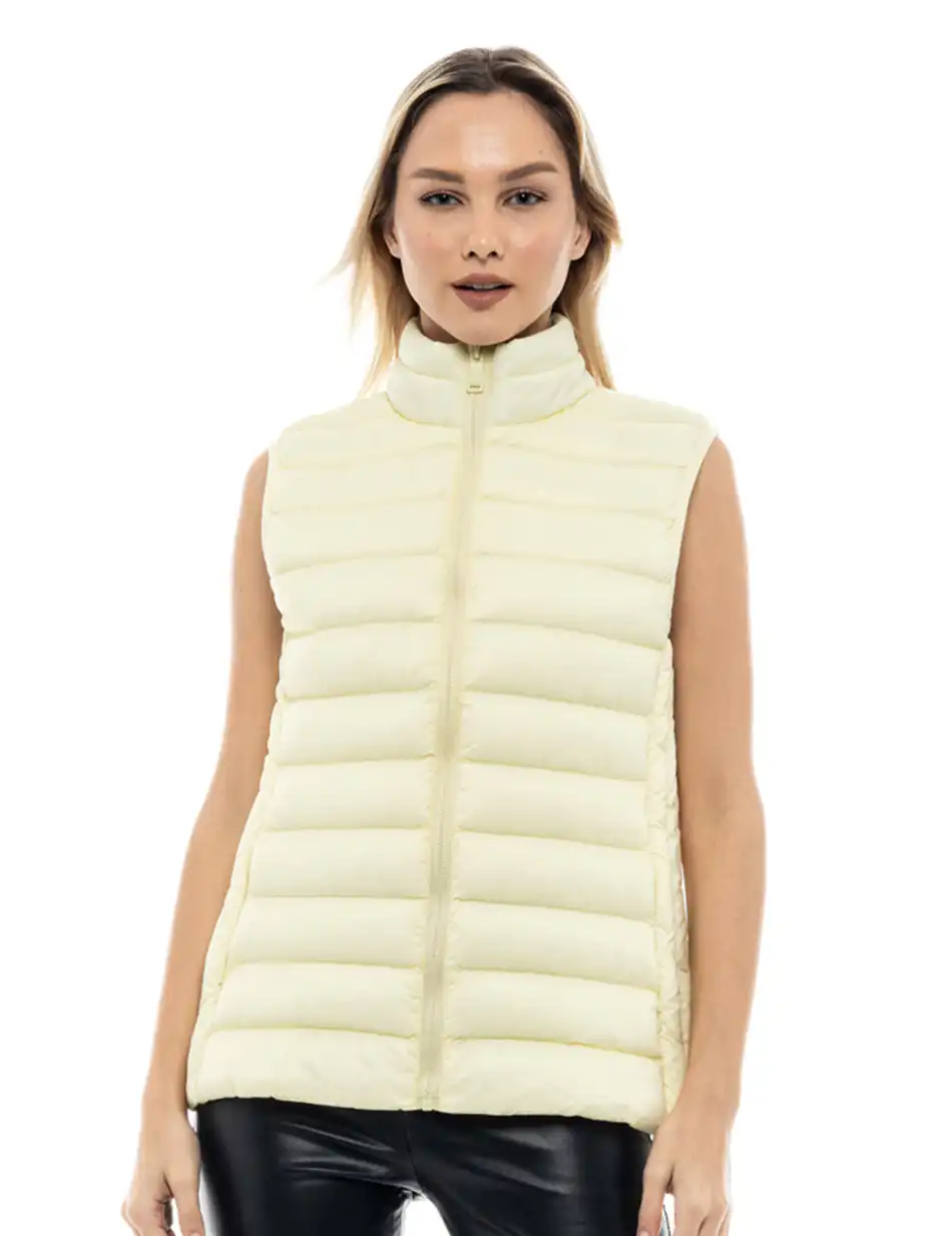 Biston fashion γυναικείο ultra light γιλέκο 47-102-002 YELLOW