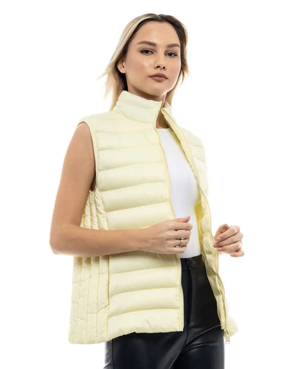 Biston fashion γυναικείο ultra light γιλέκο 47-102-002 YELLOW