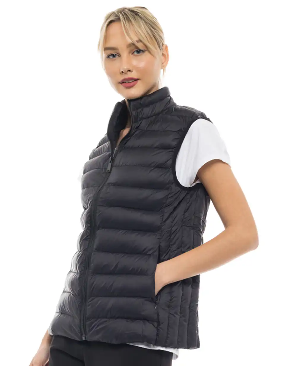 Biston fashion γυναικείο ultra light γιλέκο 47-102-002C BLACK