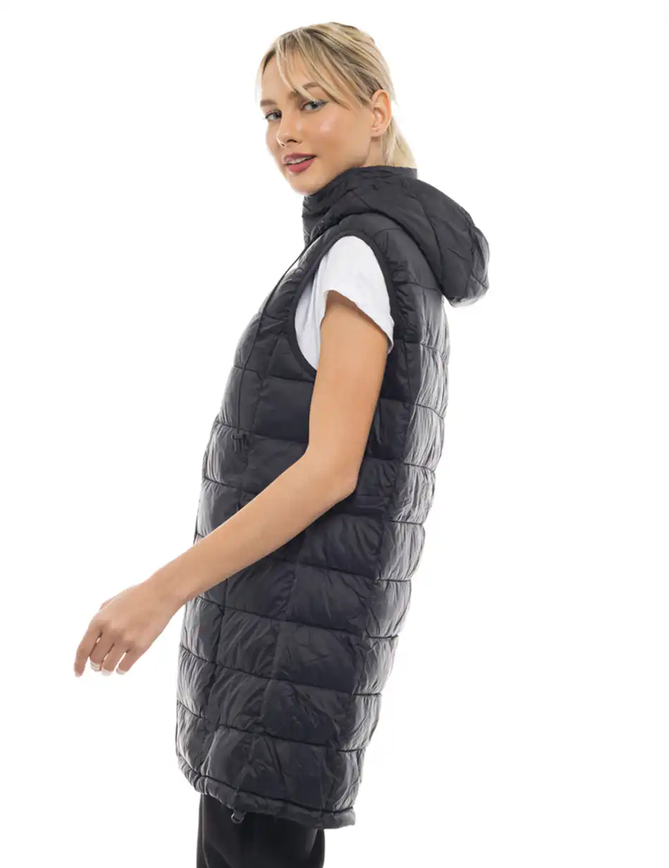 Splendid fashion γυναικείο ultra light γιλέκο 47-102-003C BLACK