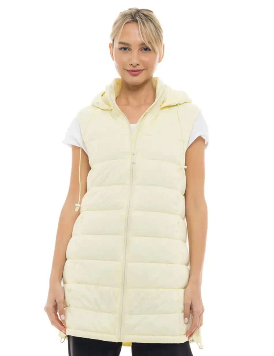 Splendid fashion γυναικείο ultra light γιλέκο 47-102-003C YELLOW