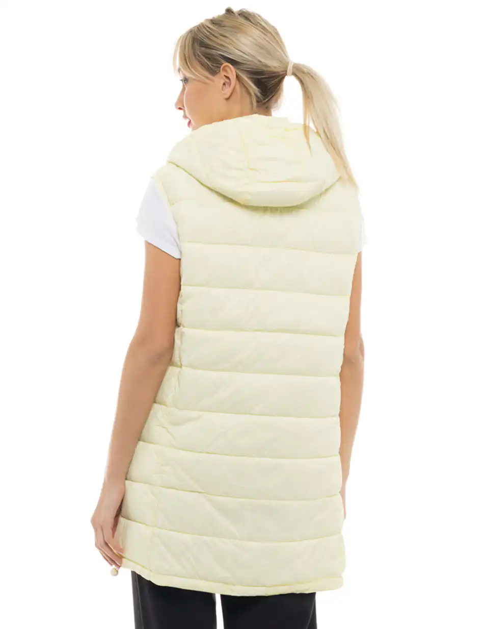Splendid fashion γυναικείο ultra light γιλέκο 47-102-003C YELLOW