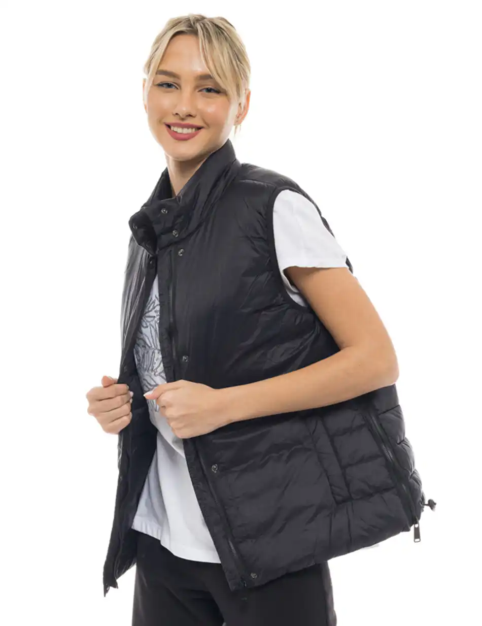 Biston fashion γυναικείο ultra light γιλέκο 47-102-004 BLACK