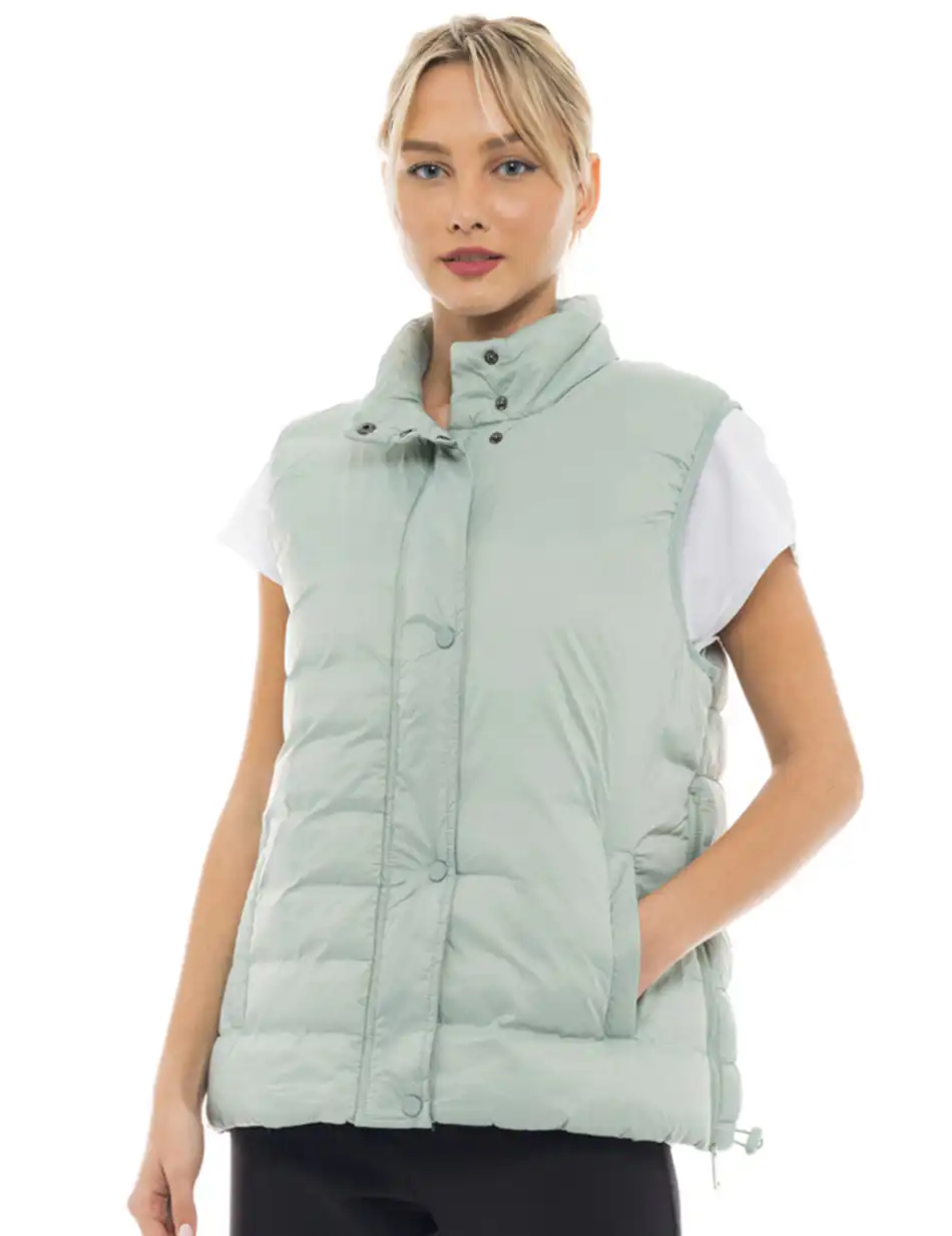 Biston fashion γυναικείο ultra light γιλέκο 47-102-004 MINT