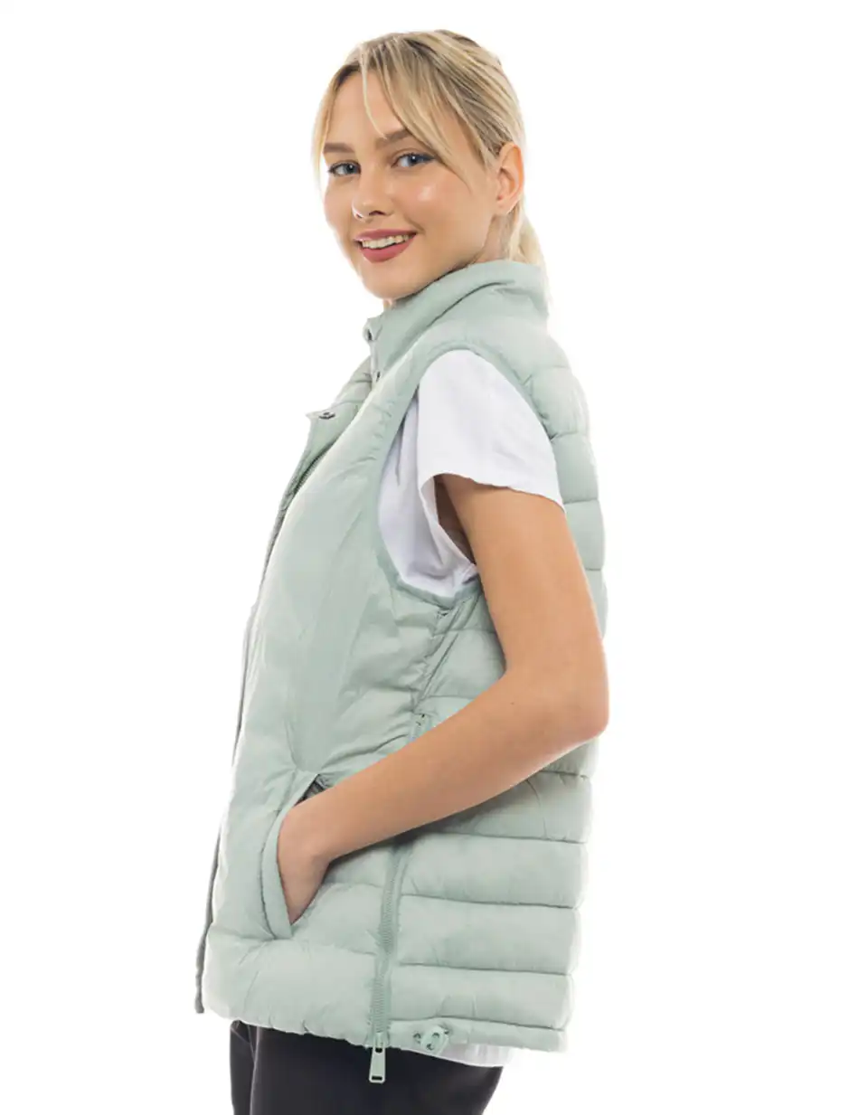 Biston fashion γυναικείο ultra light γιλέκο 47-102-004 MINT