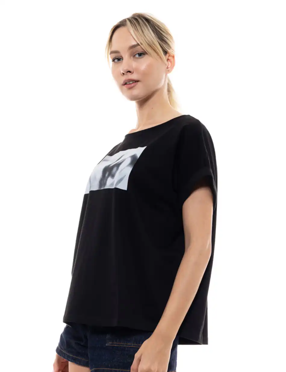 Biston fashion γυναικείο top 47-106-008 BLACK