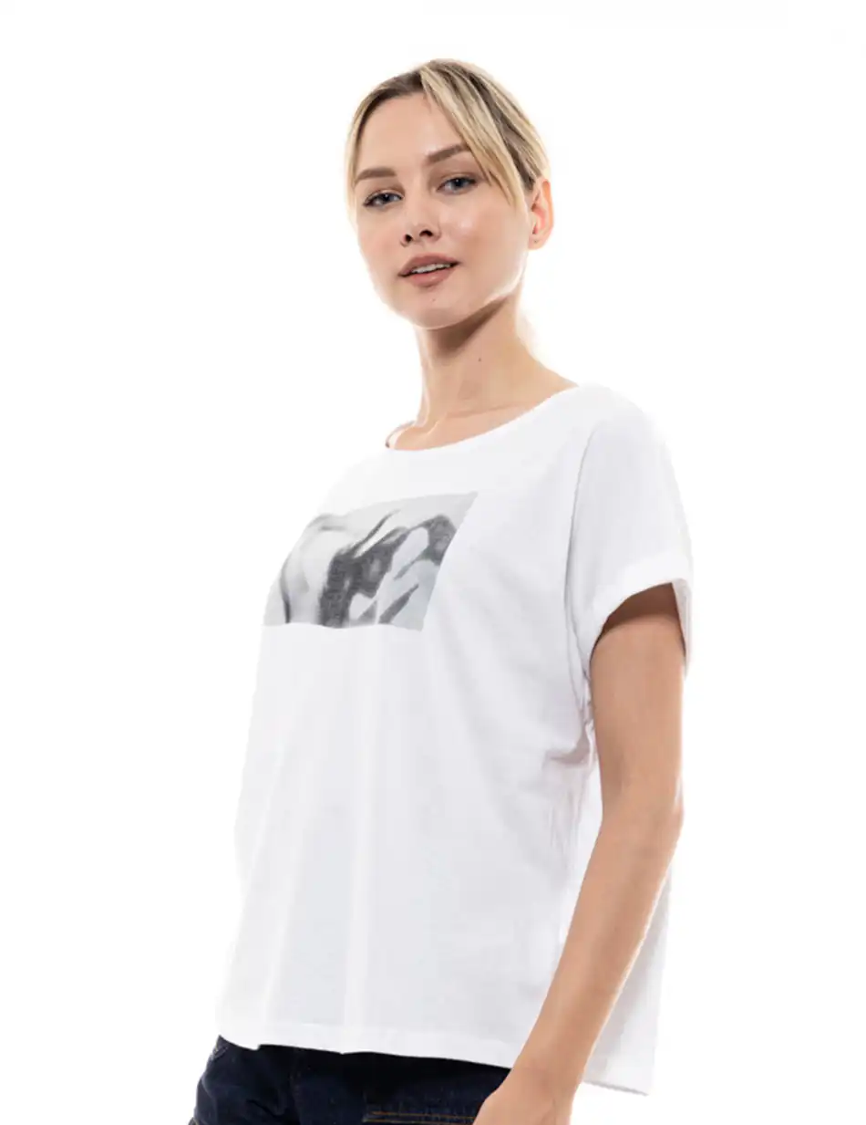 Biston fashion γυναικείο top 47-106-008 WHITE