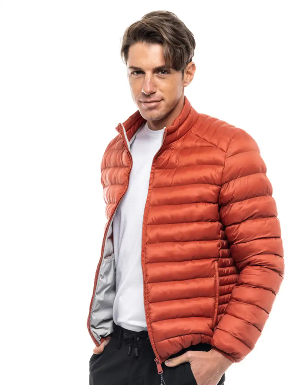Splendid fashion ανδρικό ultra light πανωφόρι 47-201-015 RUSTY RED