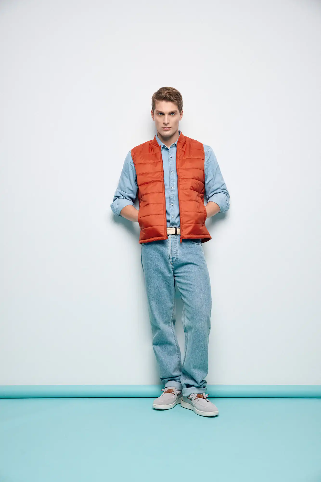 Splendid fashion ανδρικό ultra light γιλέκο 47-202-003 RUSTY RED