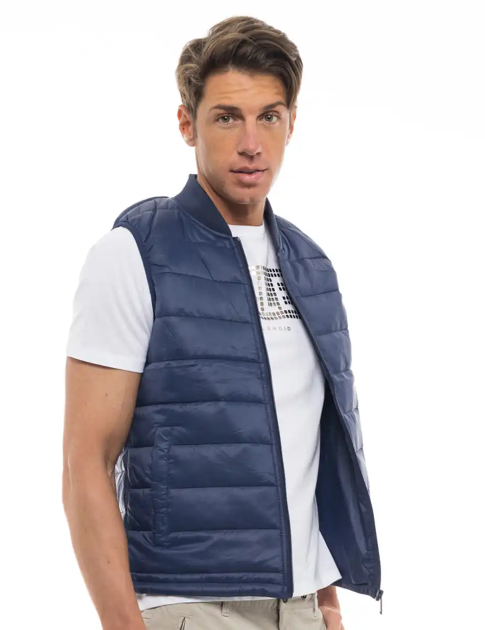 Splendid fashion ανδρικό ultra light γιλέκο 47-202-003 BLUE