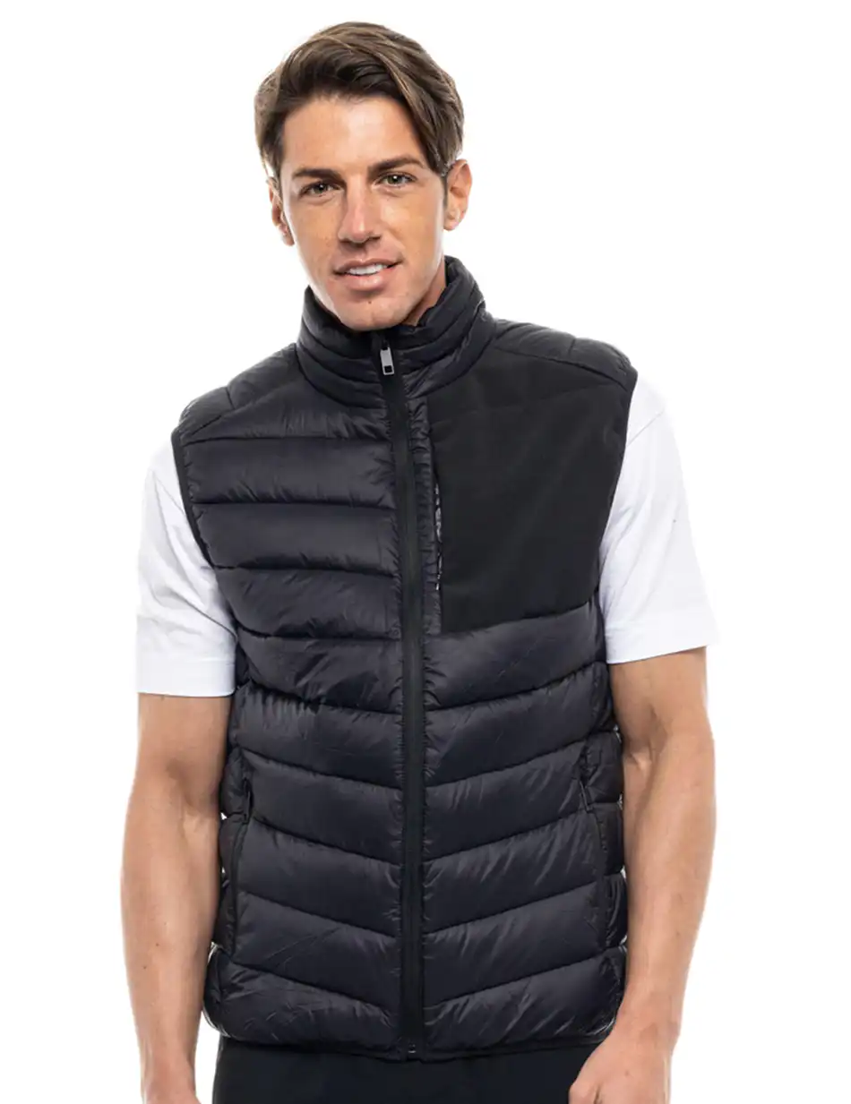 Splendid fashion ανδρικό ultra light γιλέκο 47-202-004 BLACK