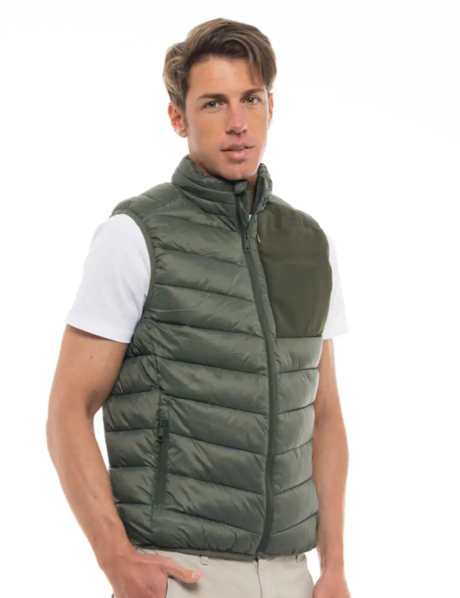 Splendid fashion ανδρικό ultra light γιλέκο 47-202-004 GREEN