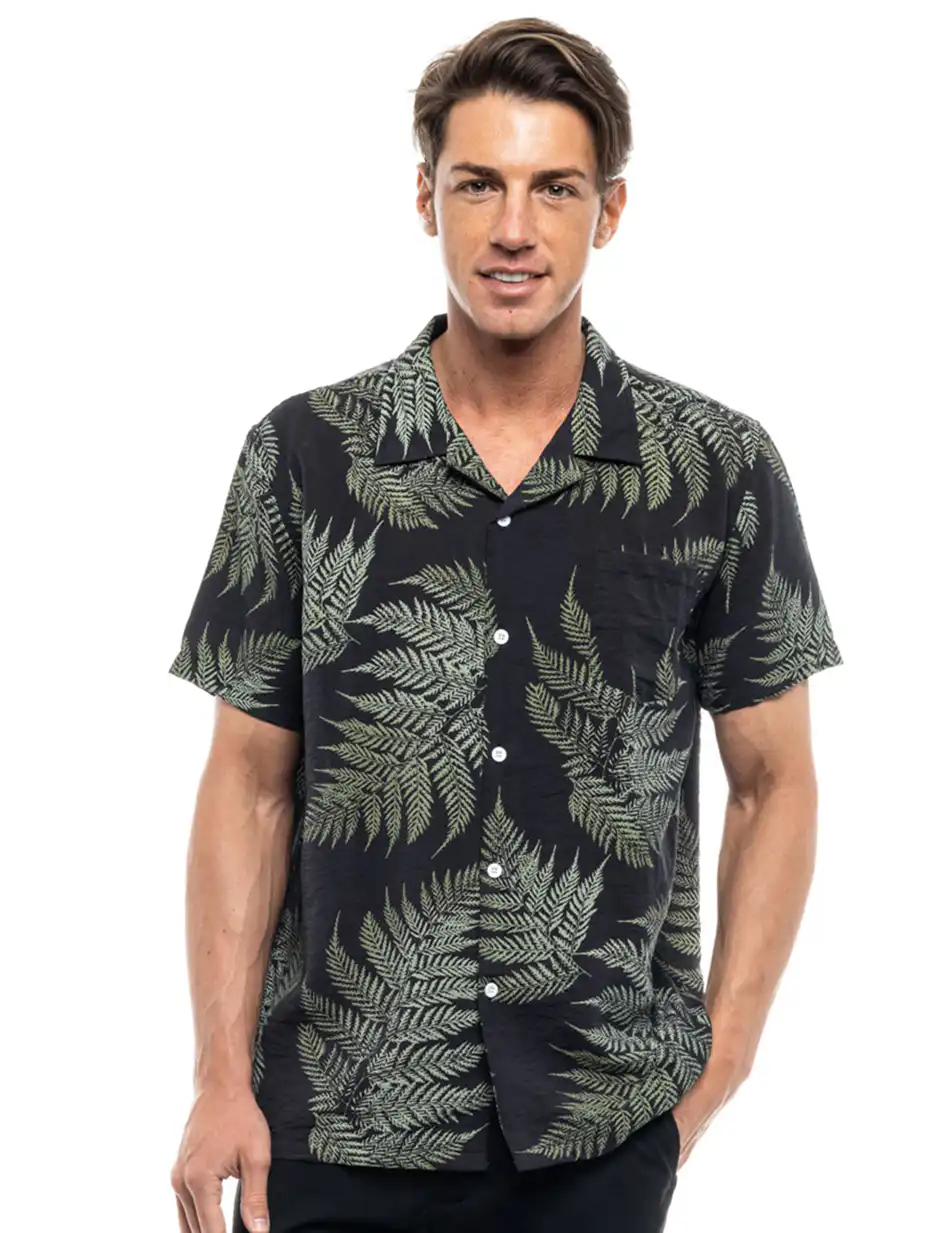 Splendid fashion ανδρικό πουκάμισο 47-203-004 BLACK