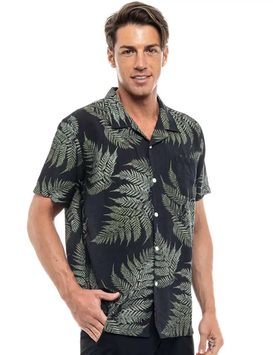 Splendid fashion ανδρικό πουκάμισο 47-203-004 BLACK