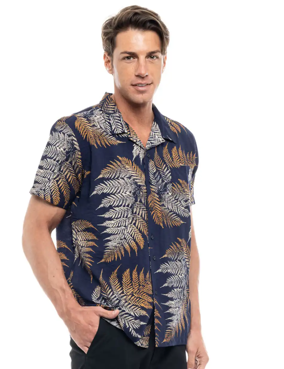 Splendid fashion ανδρικό πουκάμισο 47-203-004 NAVY