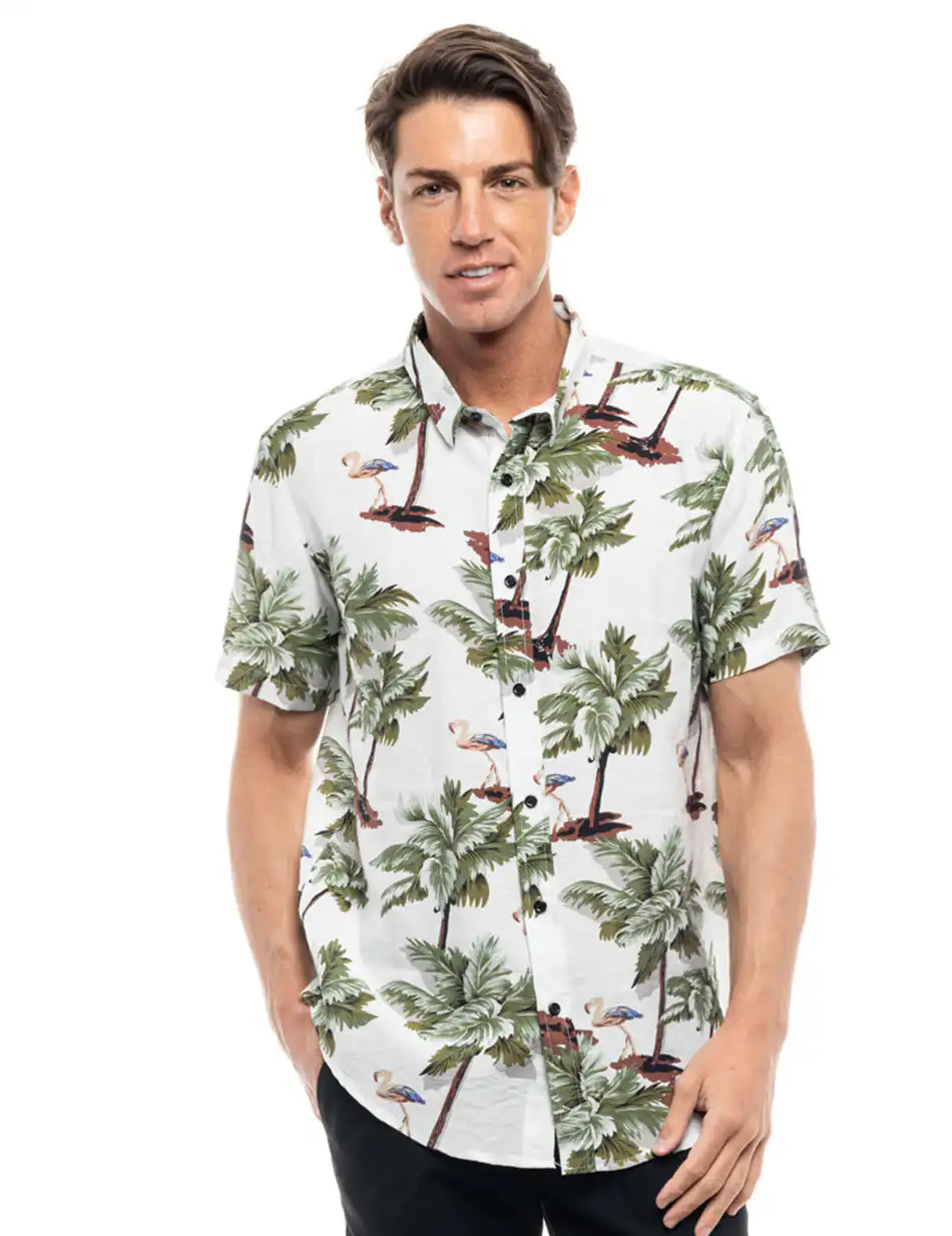 Splendid fashion ανδρικό πουκάμισο 47-203-009 WHITE