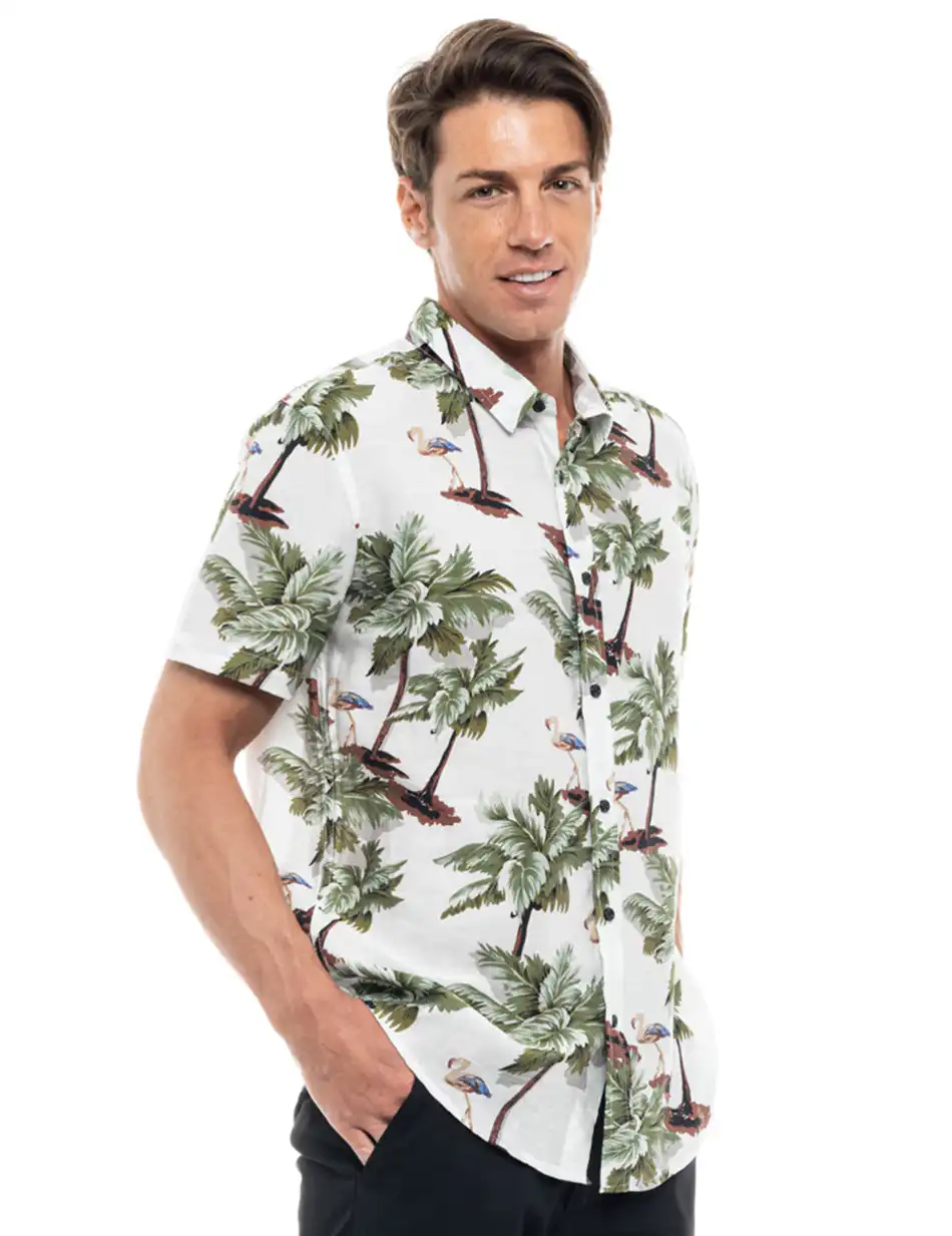 Splendid fashion ανδρικό πουκάμισο 47-203-009 WHITE