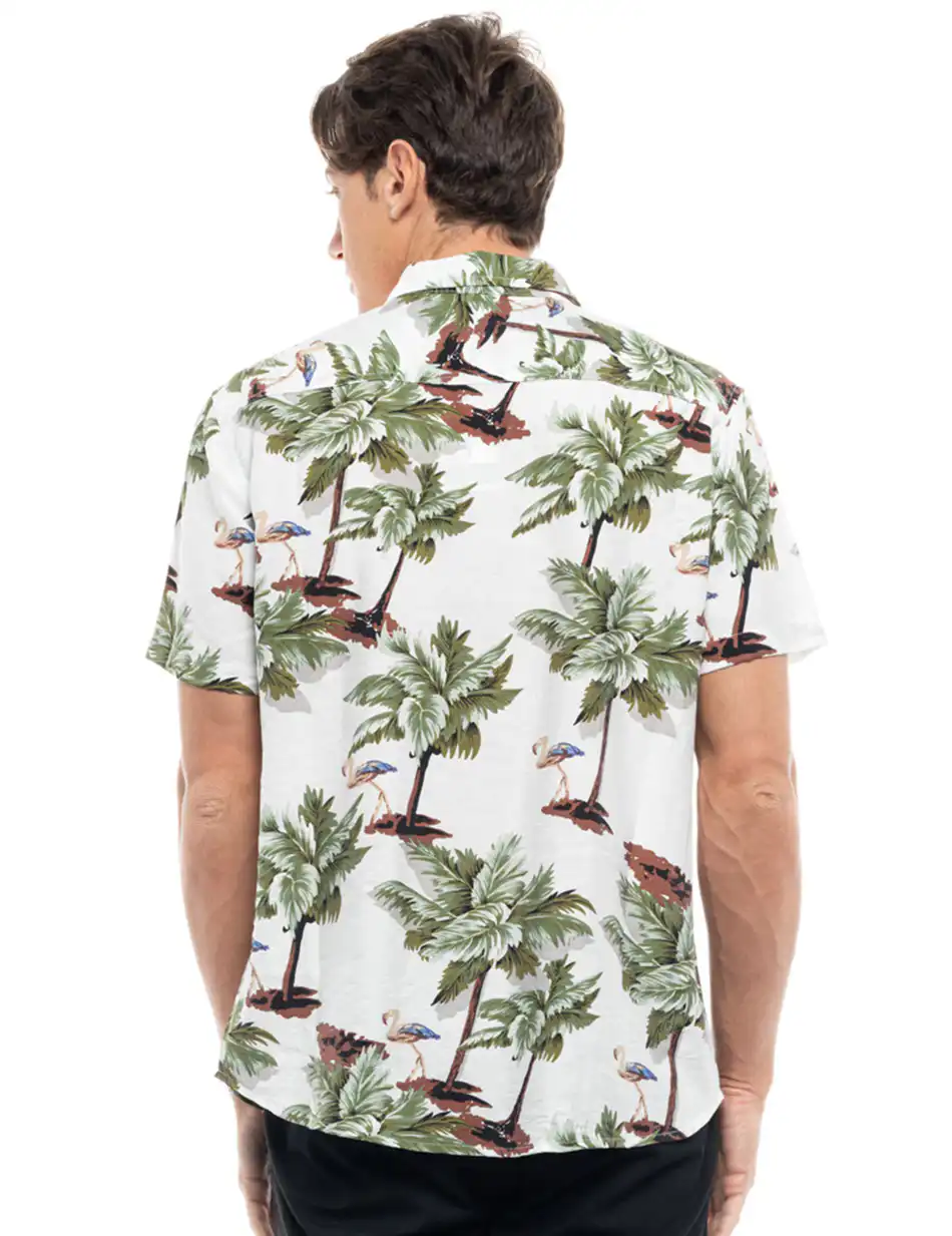 Splendid fashion ανδρικό πουκάμισο 47-203-009 WHITE