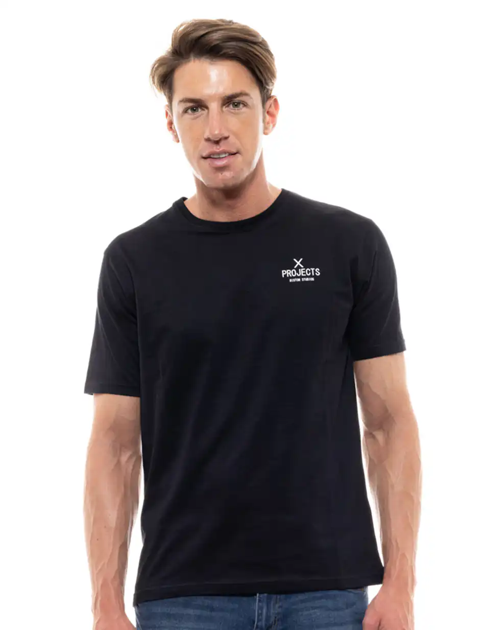 Biston fashion ανδρικό t-shirt 47-206-001 BLACK