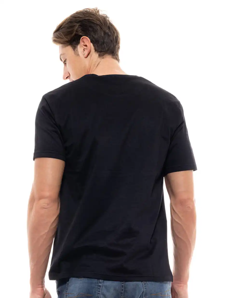 Biston fashion ανδρικό t-shirt 47-206-001 BLACK