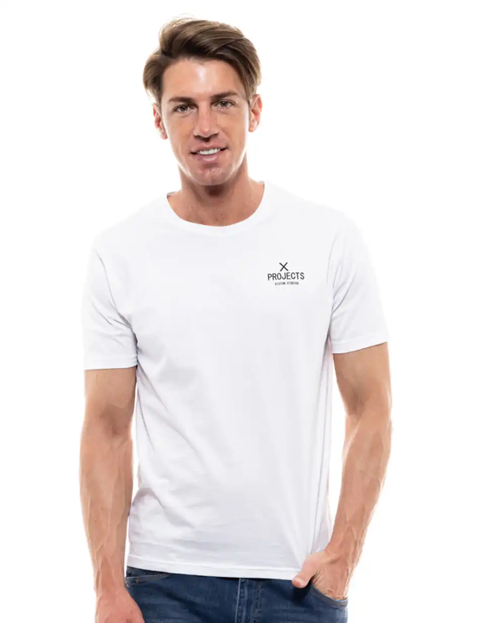 Biston fashion ανδρικό t-shirt 47-206-001 WHITE
