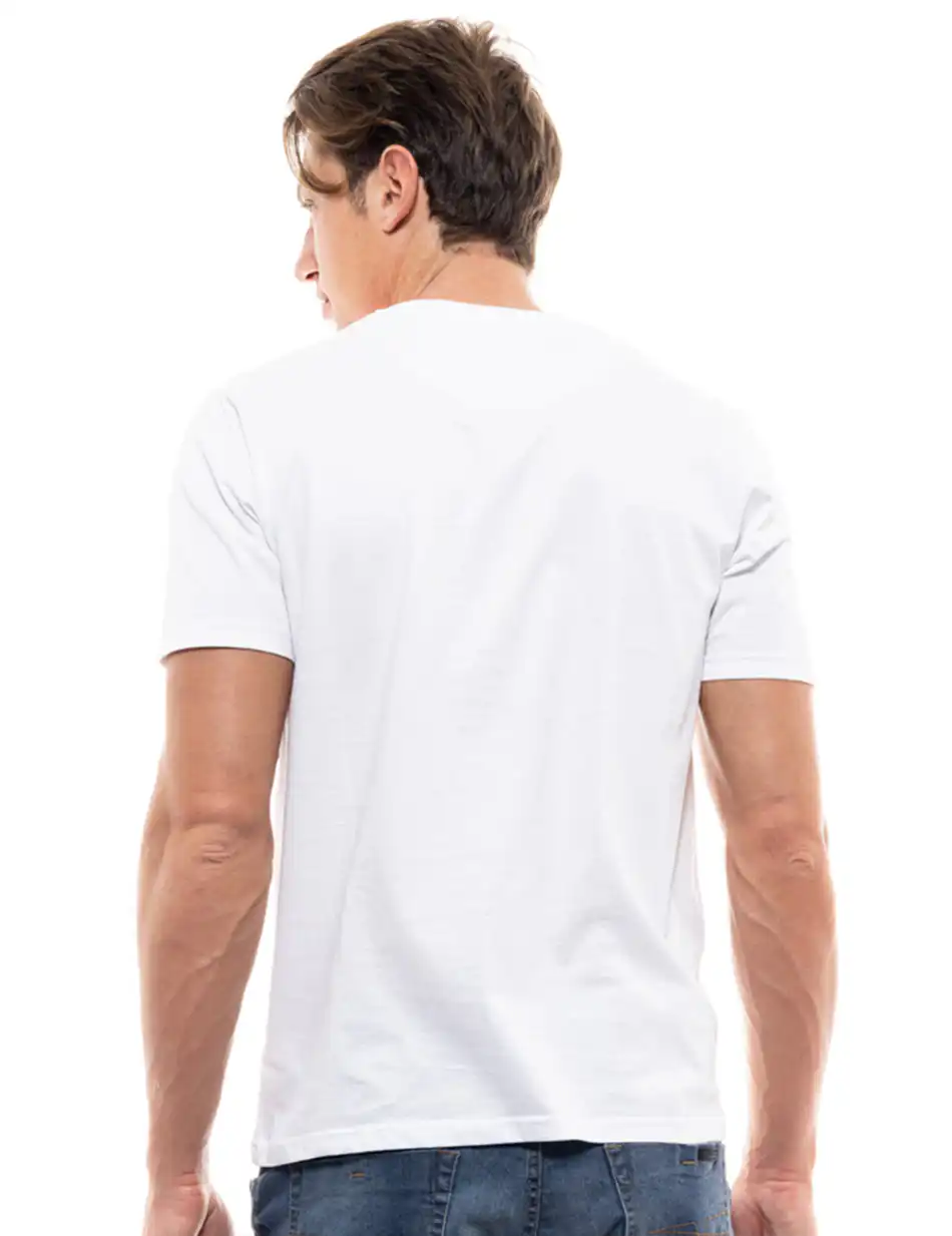 Biston fashion ανδρικό t-shirt 47-206-001 WHITE