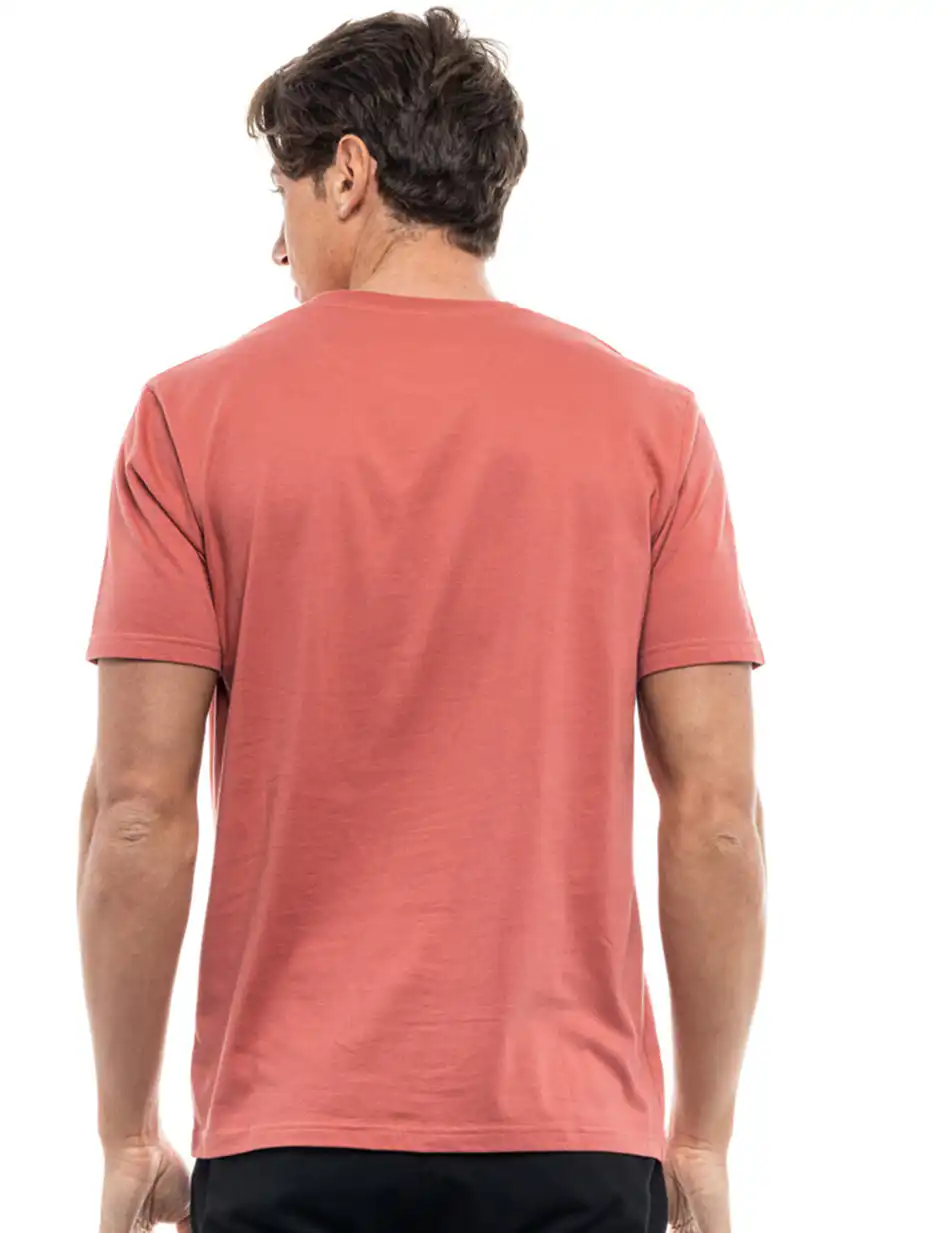 Biston fashion ανδρικό t-shirt 47-206-001 RUSTY RED
