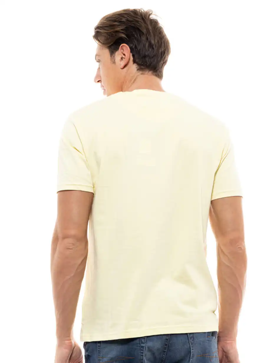 Biston fashion ανδρικό t-shirt 47-206-001 YELLOW
