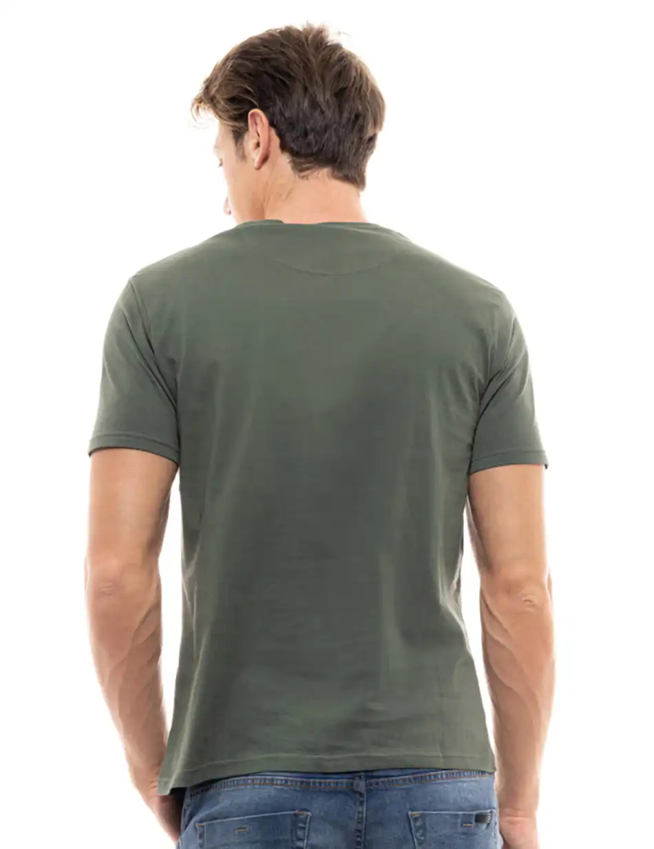 Biston fashion ανδρικό t-shirt 47-206-001 KHAKI