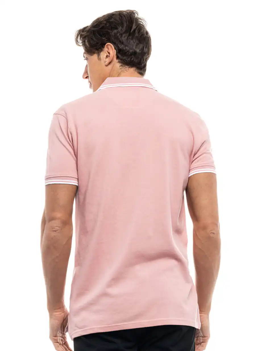 Splendid fashion ανδρικό polo shirt 47-206-006 PINK