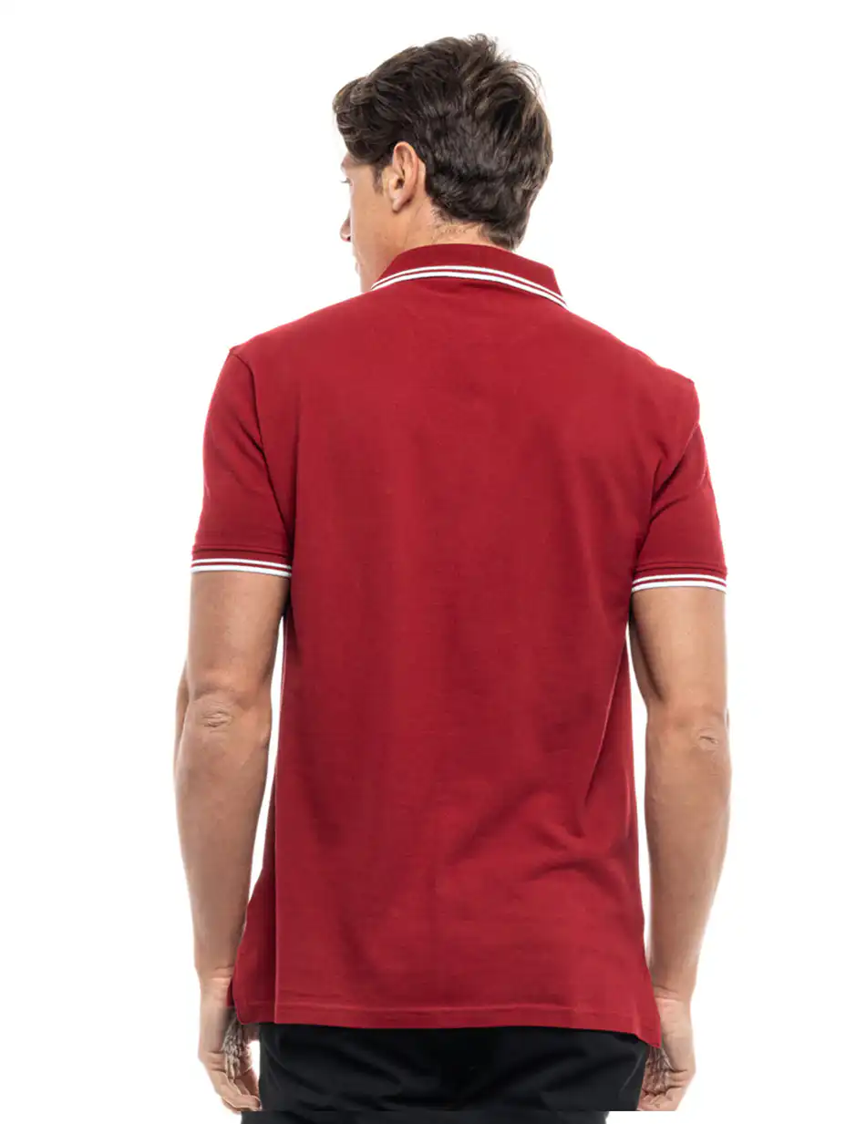 Biston fashion ανδρικό polo shirt 47-206-010 RED