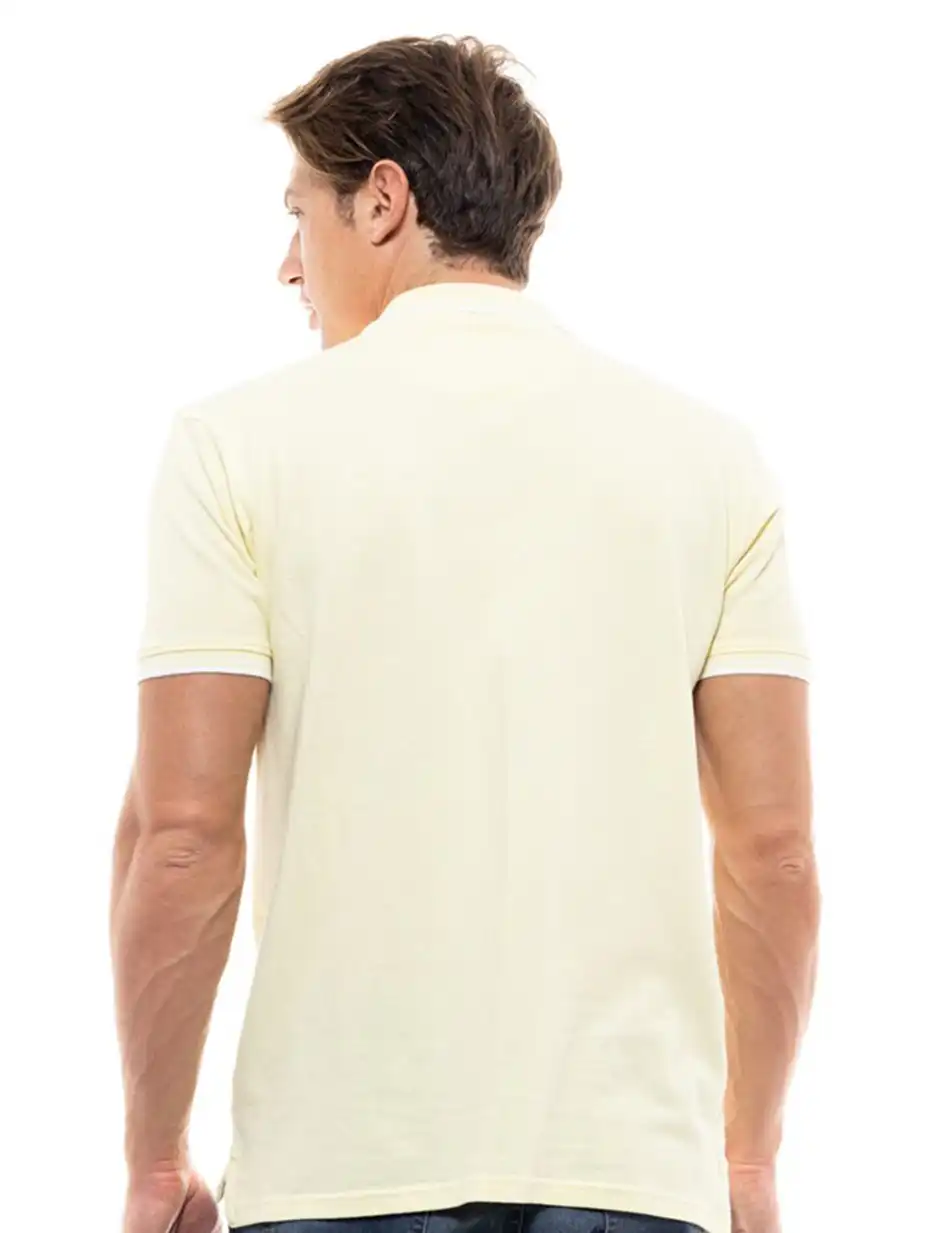 Biston fashion ανδρικό polo shirt 47-206-010 YELLOW