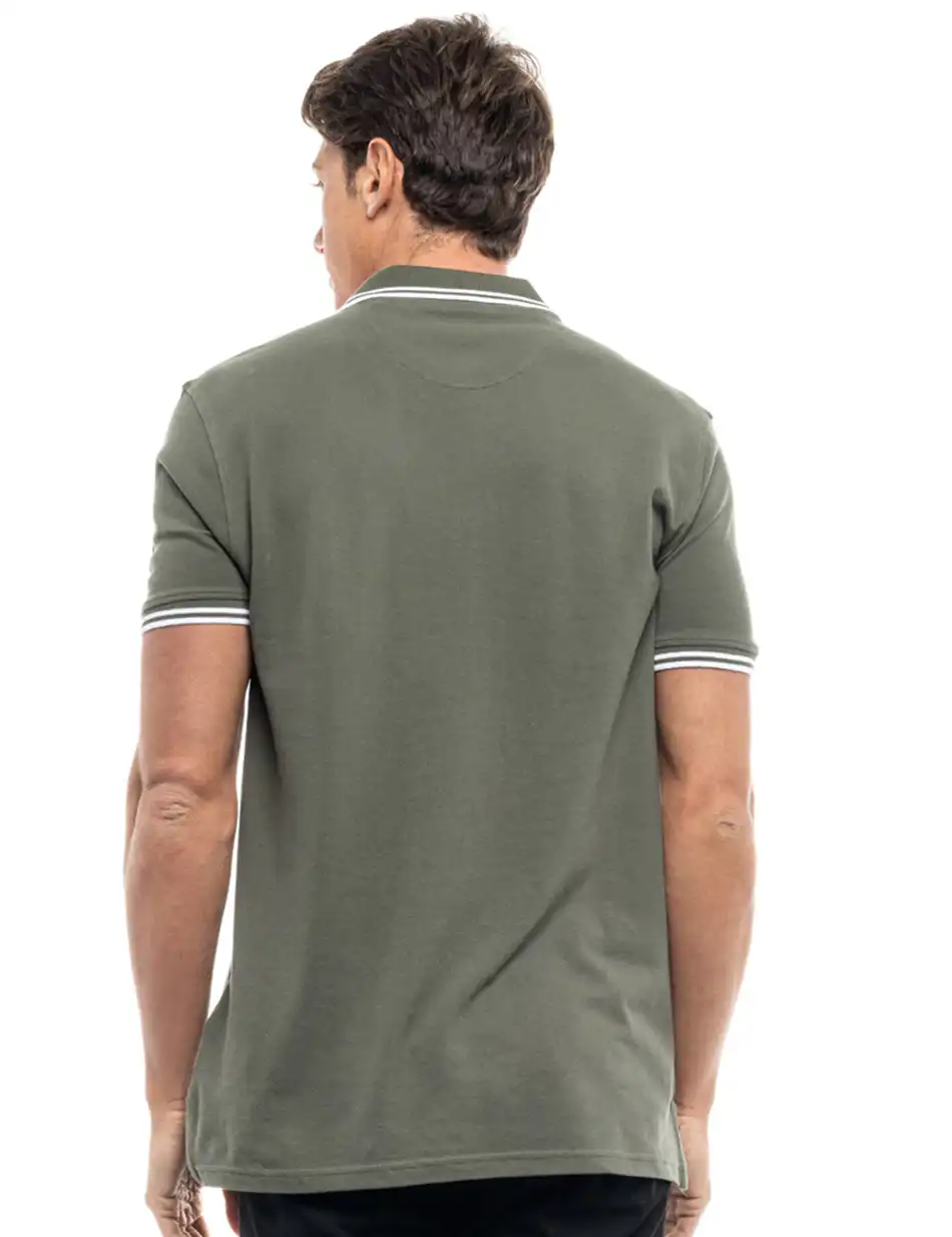 Biston fashion ανδρικό polo shirt 47-206-010 KHAKI