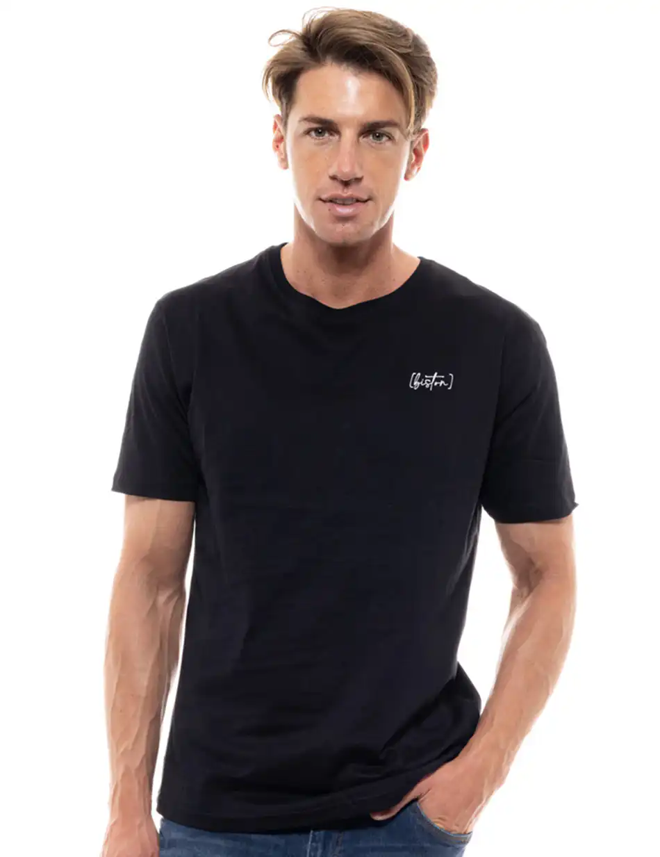 Biston fashion ανδρικό t-shirt 47-206-013 BLACK