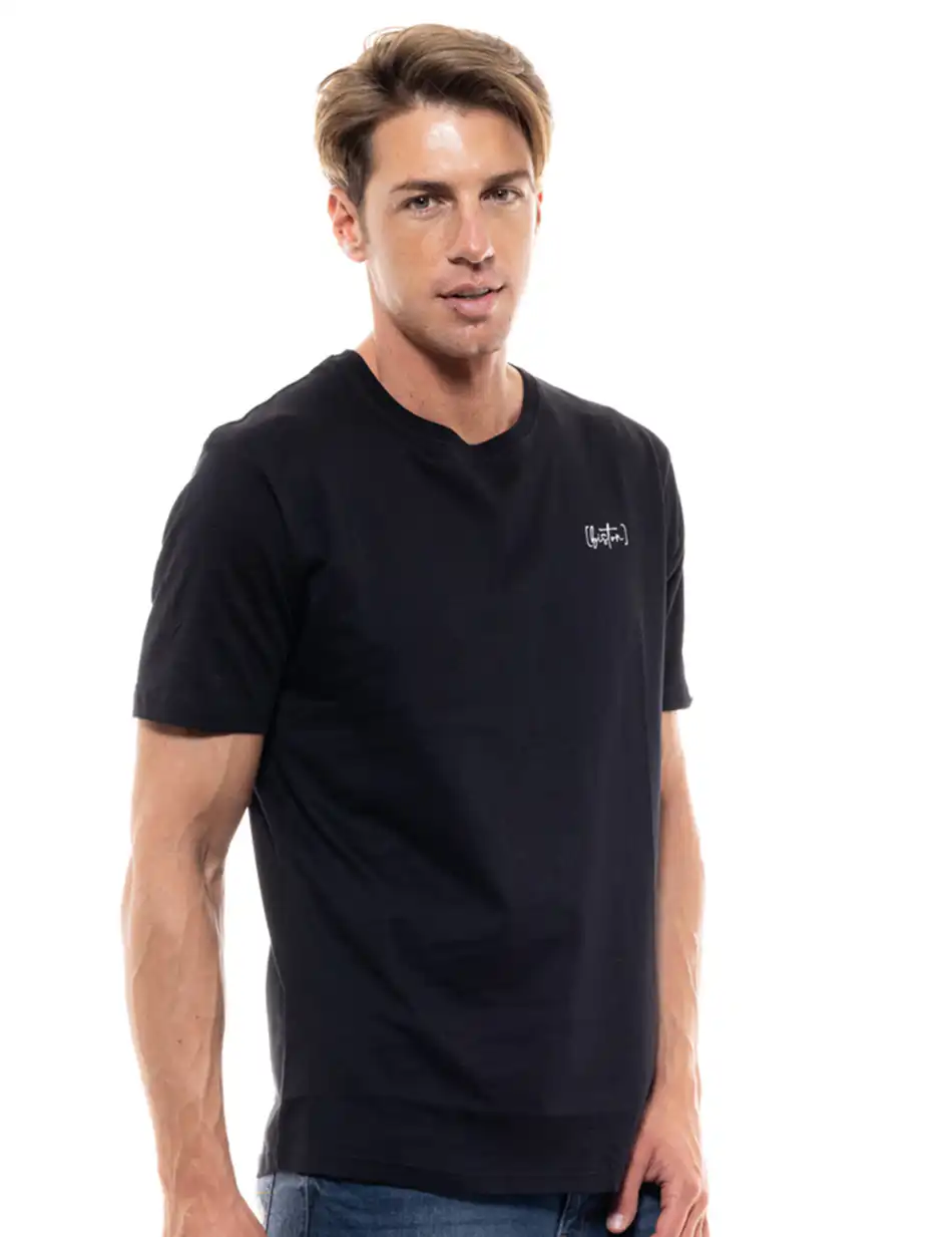 Biston fashion ανδρικό t-shirt 47-206-013 BLACK