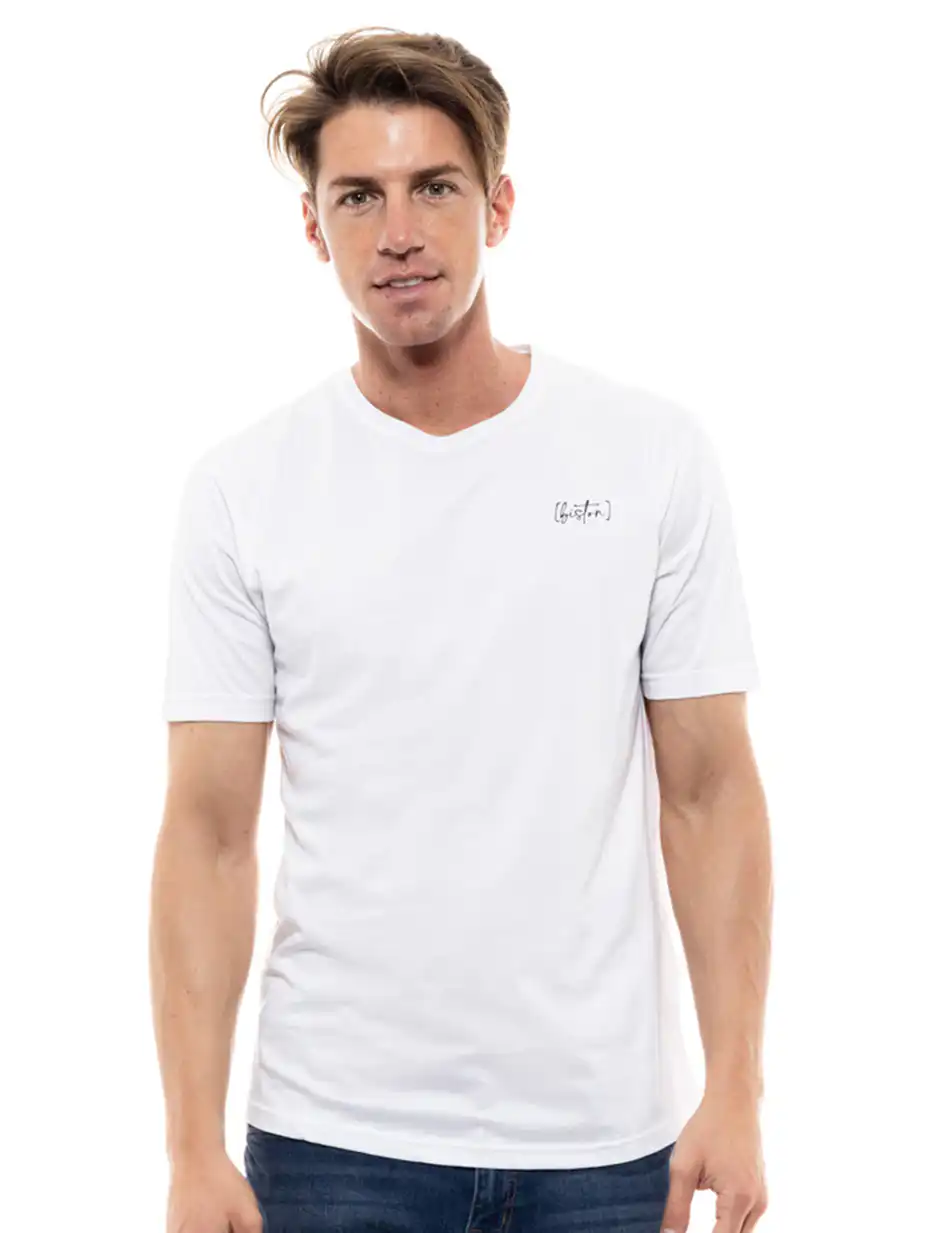 Biston fashion ανδρικό t-shirt 47-206-013 WHITE