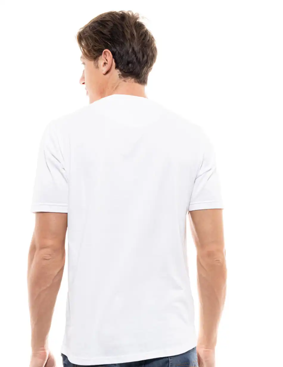 Biston fashion ανδρικό t-shirt 47-206-013 WHITE