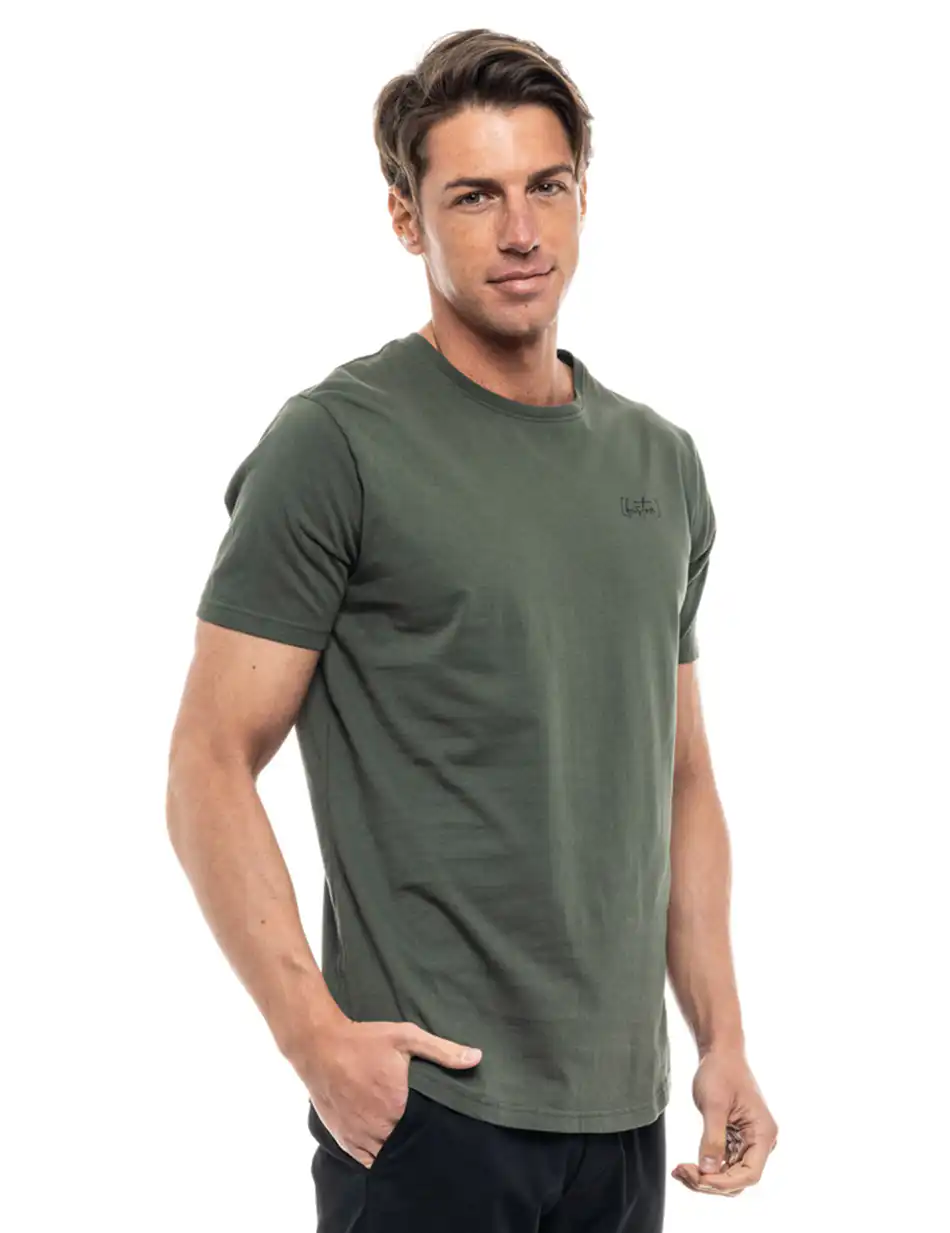 Biston fashion ανδρικό t-shirt 47-206-013 KHAKI