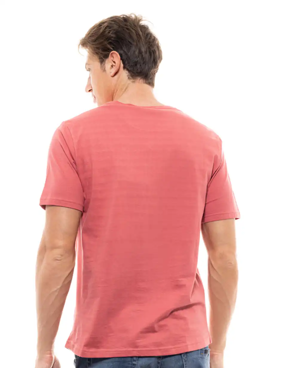 Biston fashion ανδρικό t-shirt 47-206-022 RUSTY RED