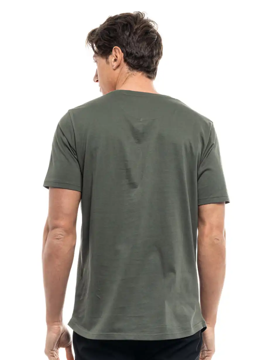 Biston fashion ανδρικό t-shirt 47-206-022 KHAKI