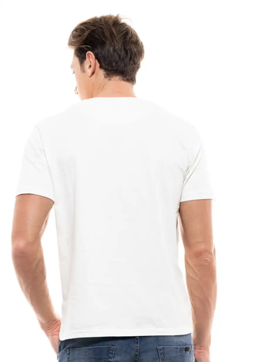 Biston fashion ανδρικό t-shirt 47-206-023 OFF WHITE