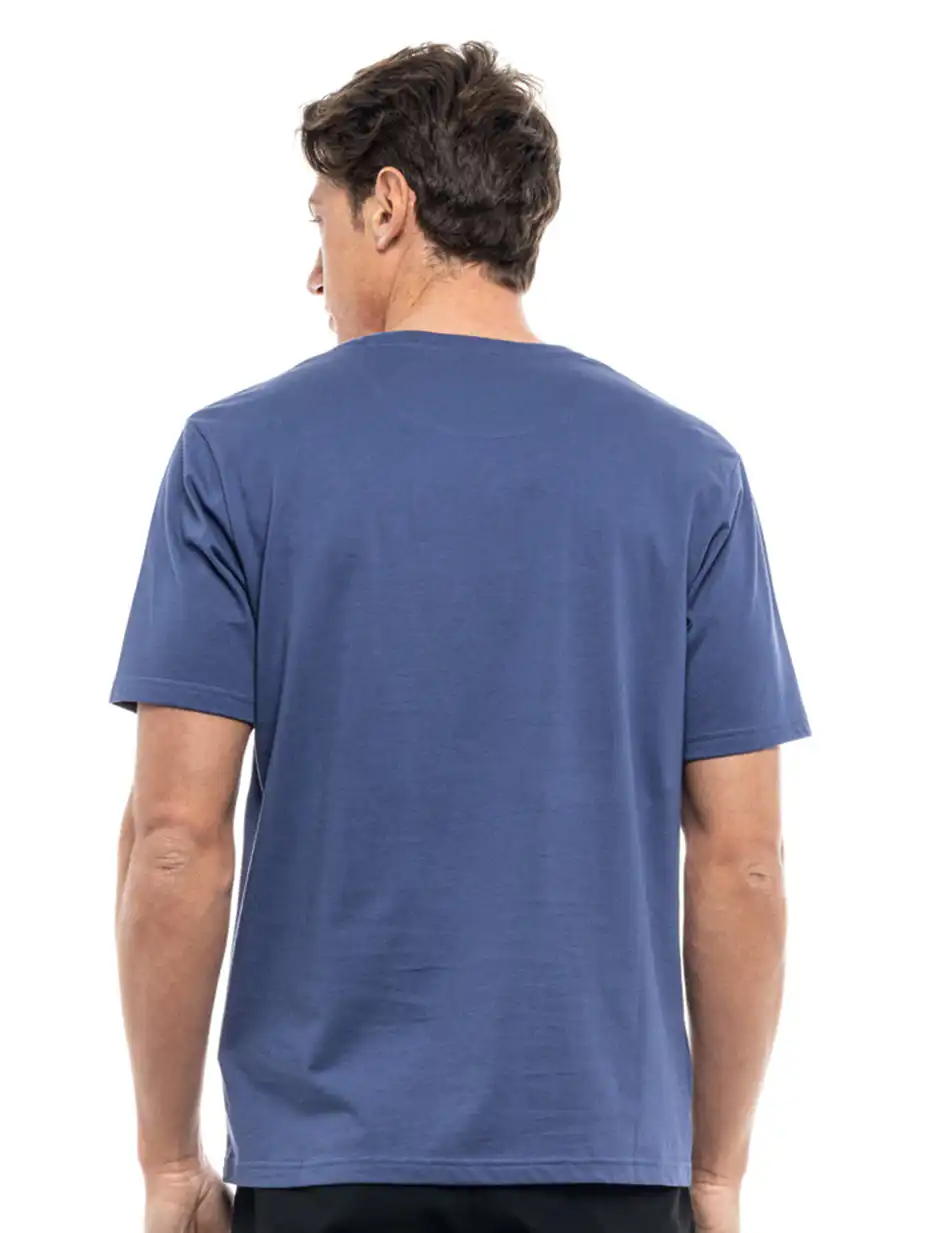 Biston fashion ανδρικό t-shirt 47-206-023 INDIGO