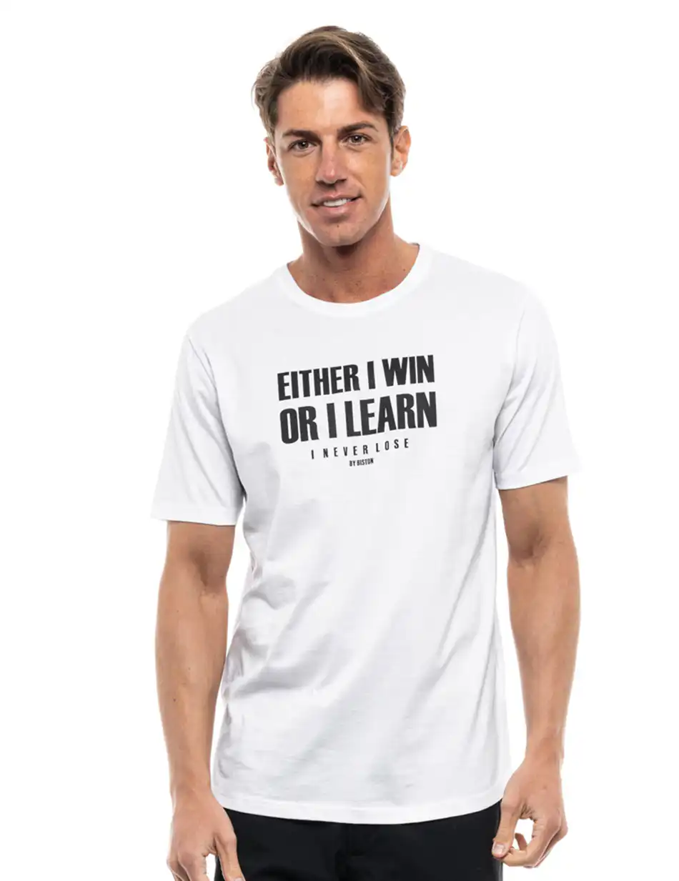 Biston fashion ανδρικό t-shirt 47-206-024 WHITE